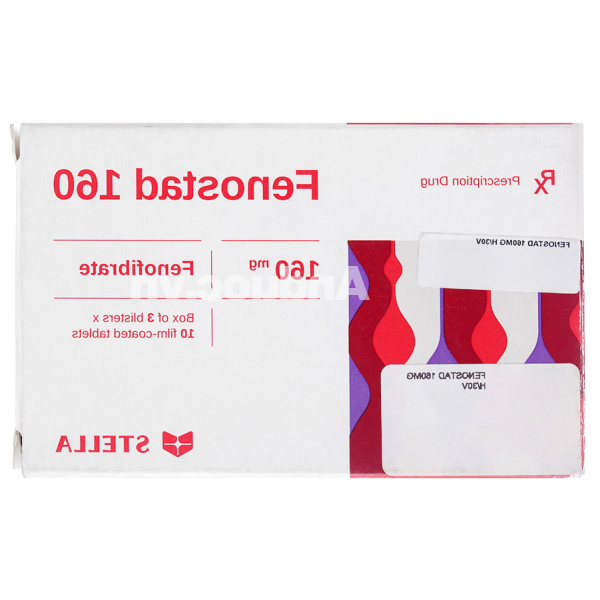 Fenostad 160 trị rối loạn mỡ máu (3 vỉ x 10 viên)