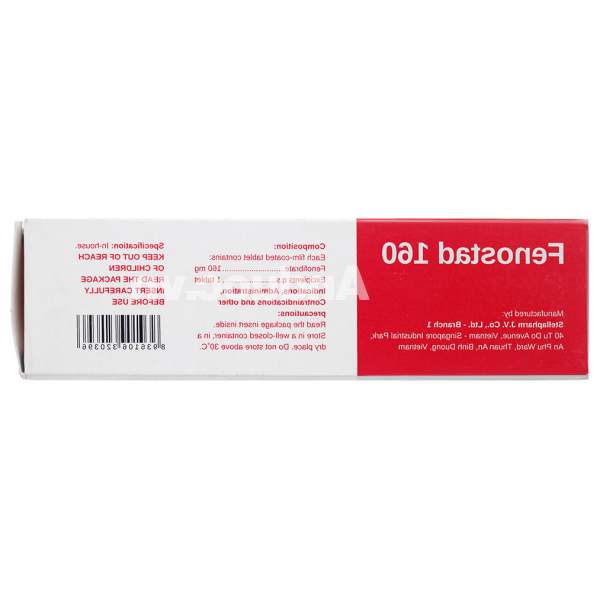 Fenostad 160 trị rối loạn mỡ máu (3 vỉ x 10 viên)