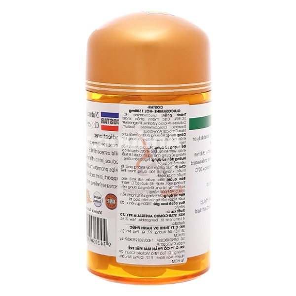 Costar Glucosamine HCL 1500mg bổ sung dưỡng chất cho khớp chai 120 viên