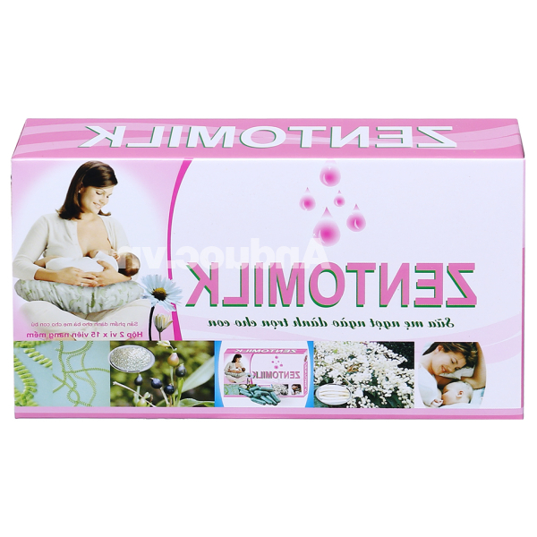Zentomilk hỗ trợ tăng tiết sữa hộp 30 viên