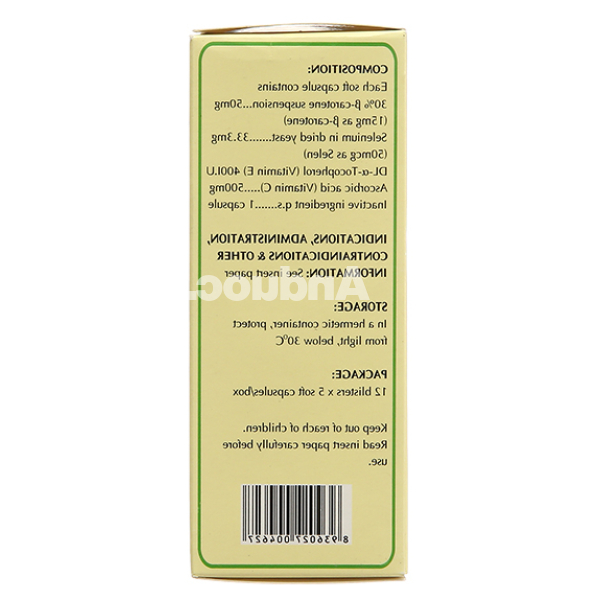 Colaf bổ sung vitamin, ngừa rối loạn thị giác (12 vỉ x 5 viên)