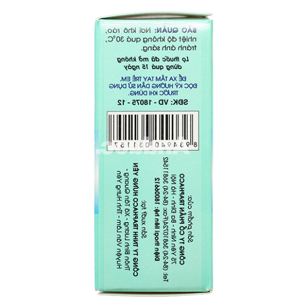 Dung dịch Natri Clorid Traphaco 0,9% vệ sinh mắt, mũi chai 10ml
