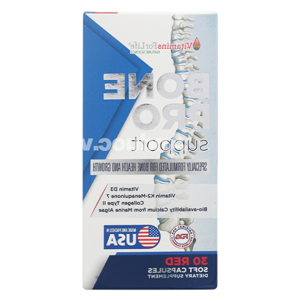 Bone Pro Support bổ sung canxi, giúp chắc xương hộp 30 viên