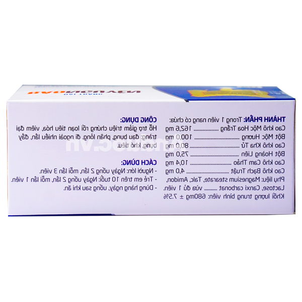 Đại Tràng Bảo Nguyên hỗ trợ giảm rối loạn chức năng đại tràng hộp 50 viên