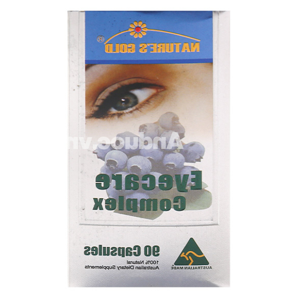 Nature's Gold Eyecare Complex giúp đôi mắt khỏe, sáng hơn chai 90 viên