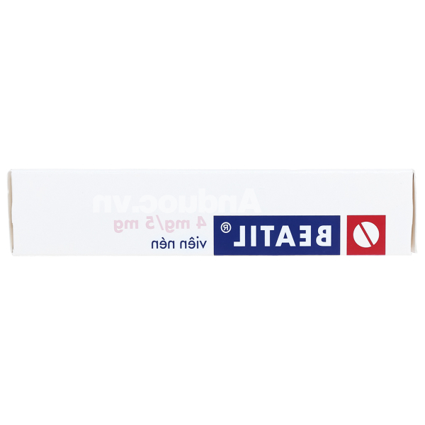 Beatil 4mg/5mg trị tăng huyết áp, mạch vành (3 vỉ x 10 viên)