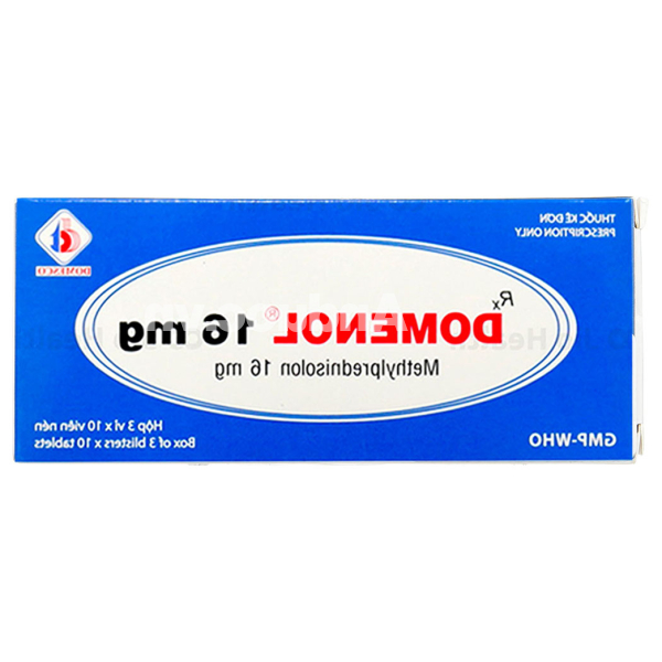 Domenol 16mg thuốc kháng viêm (3 vỉ x 10 viên)
