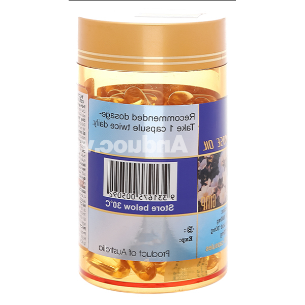 Costar Evening Primrose Oil hỗ trợ giảm triệu chứng tiền mãn kinh chai 100 viên