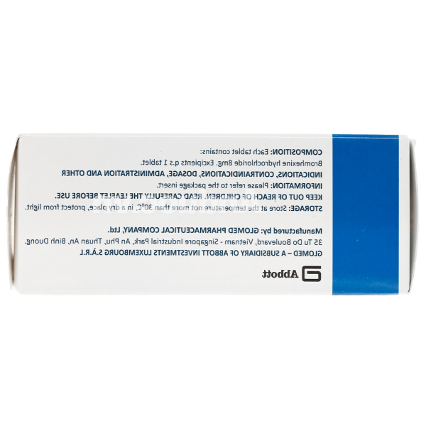 Hexinvon 8 phân hủy chất tiết trong bệnh lý ho hấp (10 vỉ x 10 viên)