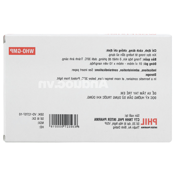 Wonfixime 200mg trị nhiễm khuẩn (1 vỉ x 10 viên)