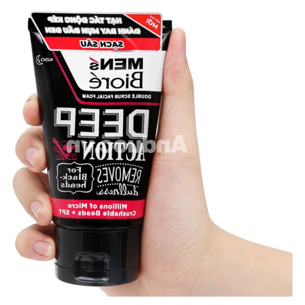Sữa rửa mặt Men's Bioré Deep Action sạch sâu tuýp 100g