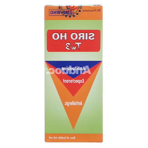 Siro ho TW3 giảm các triệu chứng ho do cảm lạnh, cảm cúm, dị ứng chai 60ml