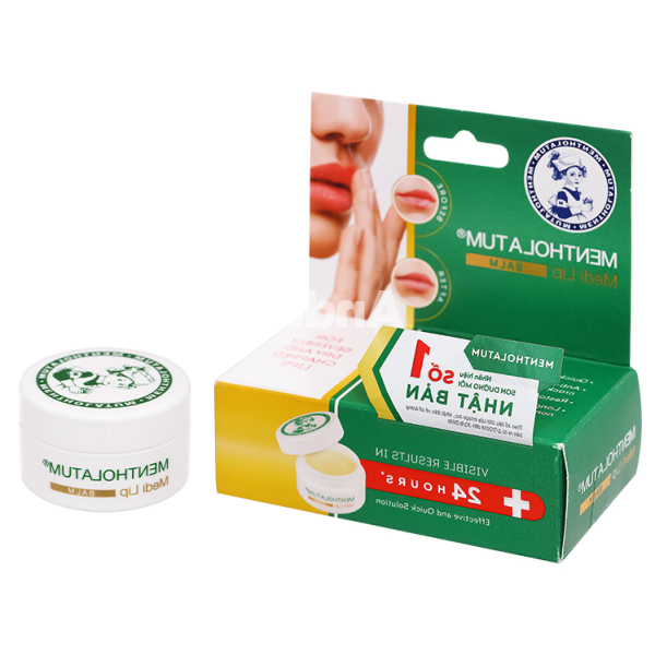 Sáp dưỡng môi Mentholatum Medi Lip Balm dành cho môi khô, nứt nẻ hũ 7g