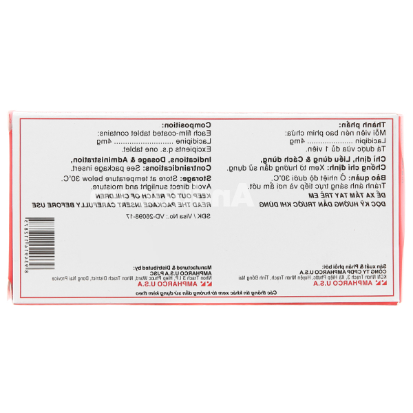 Maxxcardio La 4 trị tăng huyết áp (3 vỉ x 10 viên)