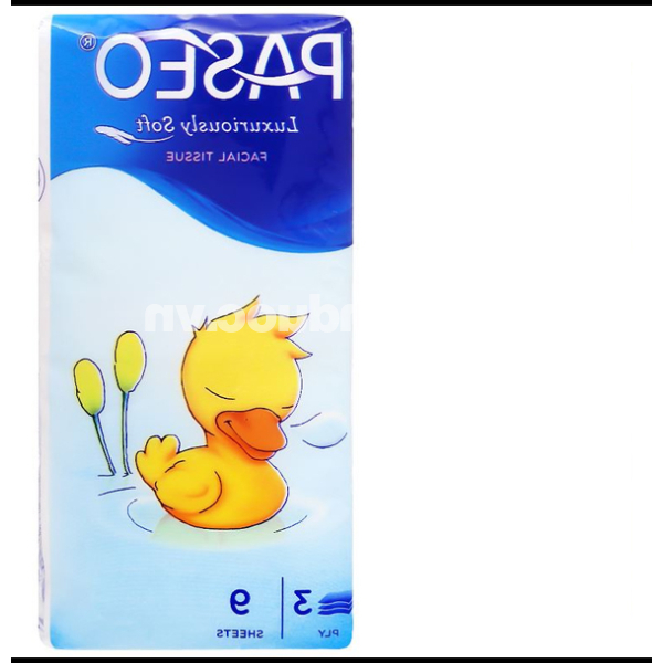 Khăn giấy bỏ túi Paseo 3 lớp mịn,thấm hút tốt lốc 6 gói