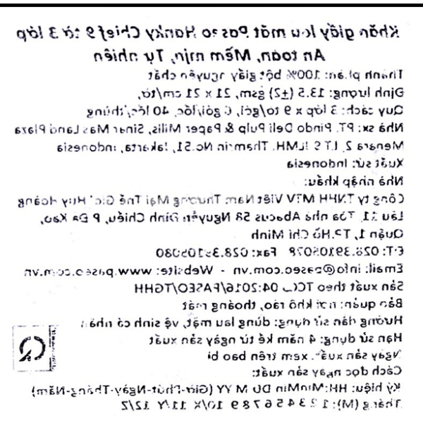 Khăn giấy bỏ túi Paseo 3 lớp mịn,thấm hút tốt lốc 6 gói