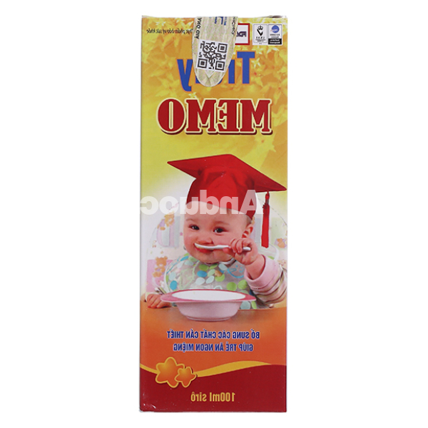 Traly Memo kích thích ăn ngon, tăng đề kháng chai 100ml