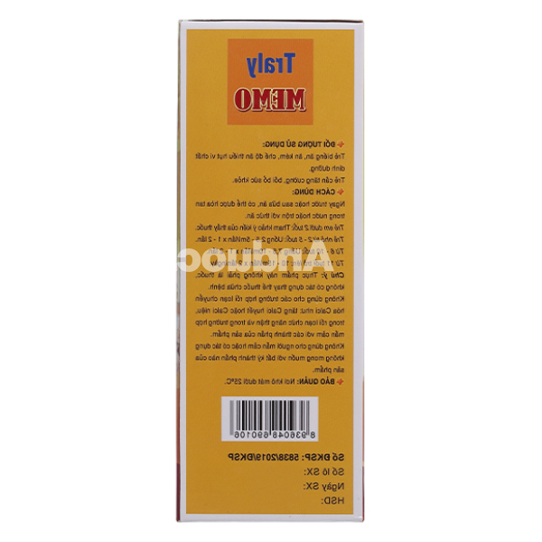 Traly Memo kích thích ăn ngon, tăng đề kháng chai 100ml