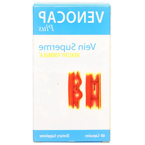 Venocap Plus hỗ trợ giảm suy giảm tĩnh mạch hộp 60 viên