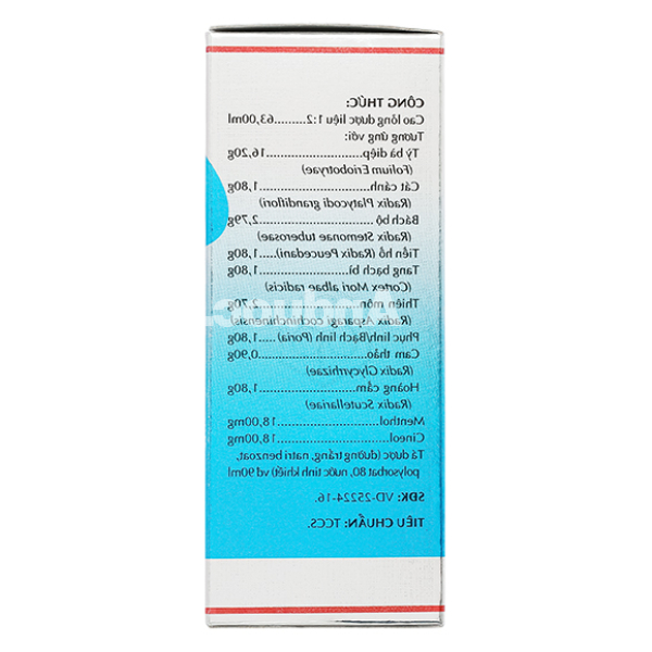 Thuốc ho người lớn OPC trị ho đàm, viêm nhiễm đường hô hấp chai 90ml