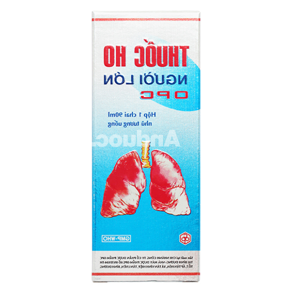 Thuốc ho người lớn OPC trị ho đàm, viêm nhiễm đường hô hấp chai 90ml