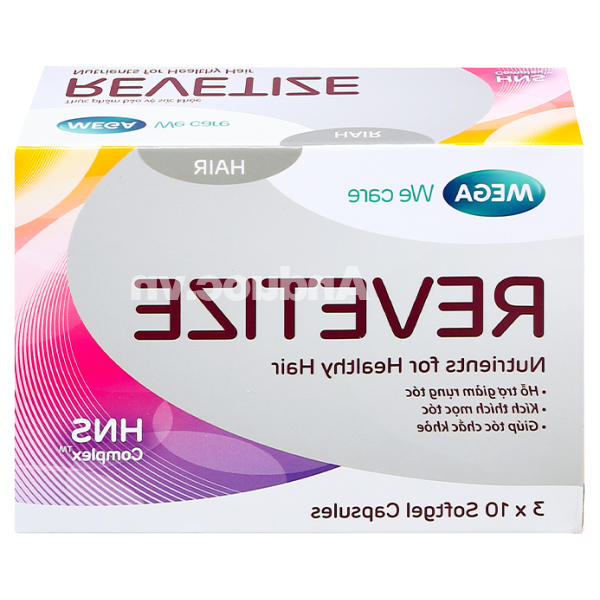 Revetize làm đẹp, kích thích mọc tóc hộp 30 viên