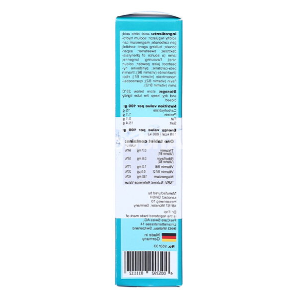 Viên sủi Dr. Frei Magnesium + B Complex hỗ trợ giảm stress tuýp 20 viên