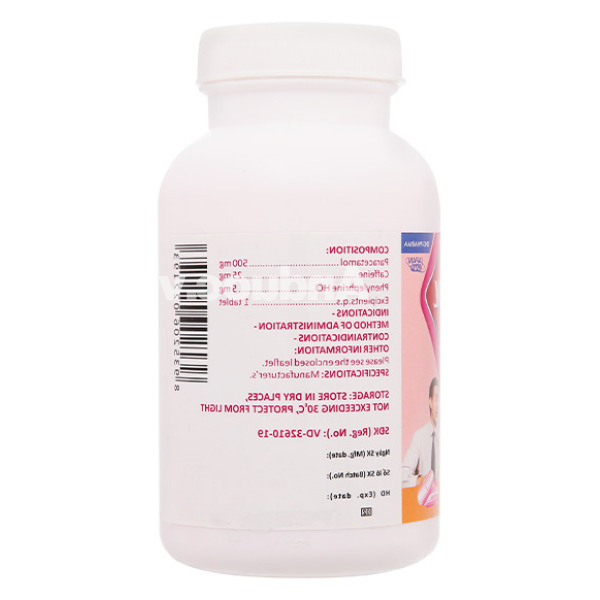 Hapacol Cảm Cúm trị các triệu chứng của cảm cúm chai 200 viên