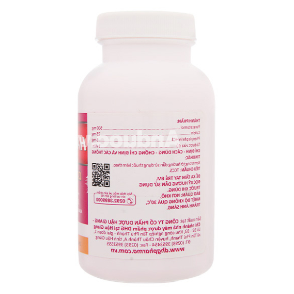 Hapacol Cảm Cúm trị các triệu chứng của cảm cúm chai 200 viên