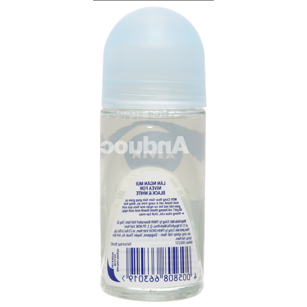 Lăn khử mùi Nivea Invisible giảm vệt ố vàng trên áo chai 50ml