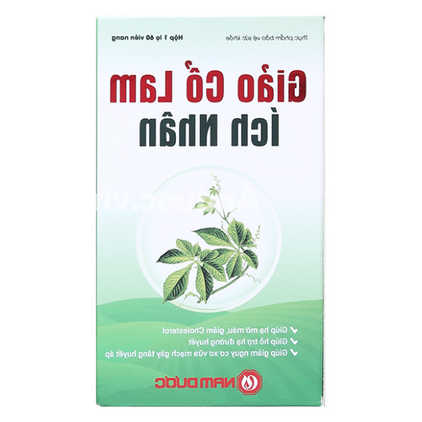 Giảo Cổ Lam Ích Nhân hỗ trợ hạ đường huyết, mỡ máu hộp 60 viên