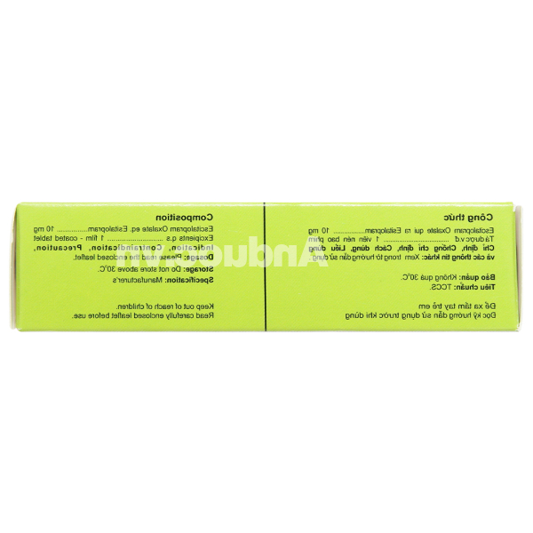 Lupilopram 10mg trị các chứng trầm cảm, rối loạn lo âu (3 vỉ x 10 viên)