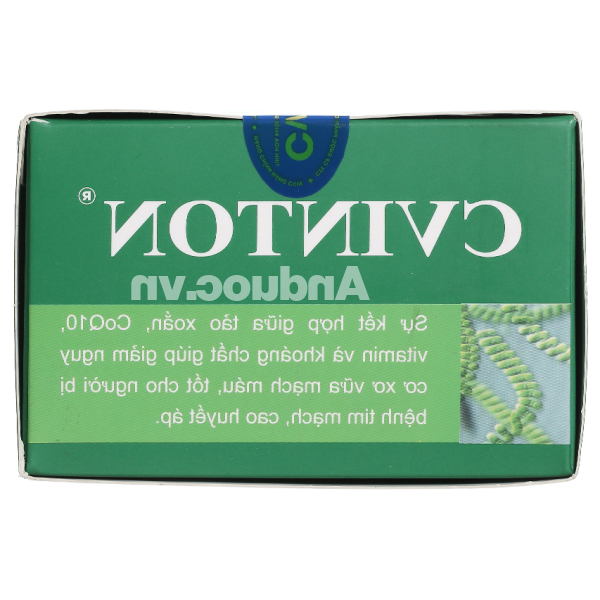 Cvinton giảm nguy cơ xơ vữa, tốt cho người bệnh tim mạch hộp 60 viên