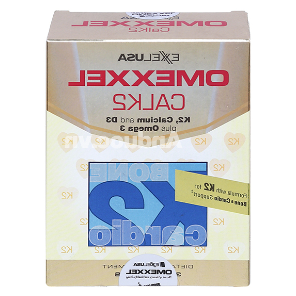 Omexxel CalK2 giúp xương, răng chắc khỏe hộp 30 viên