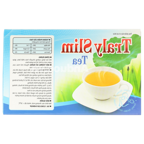 Trà Traly Slim hỗ trợ giảm cân hộp 20 gói x 2.5g