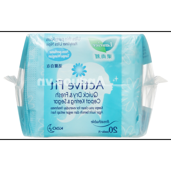 Băng vệ sinh hàng ngày Laurier Active Fit gói 20 miếng