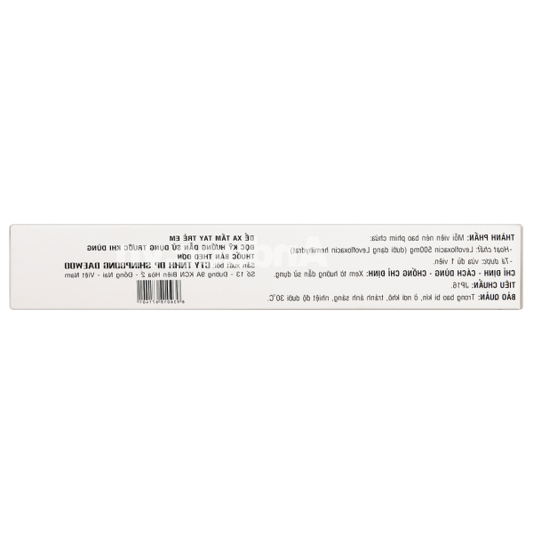 Triflox 500mg trị nhiễm khuẩn (3 vỉ x 10 viên)