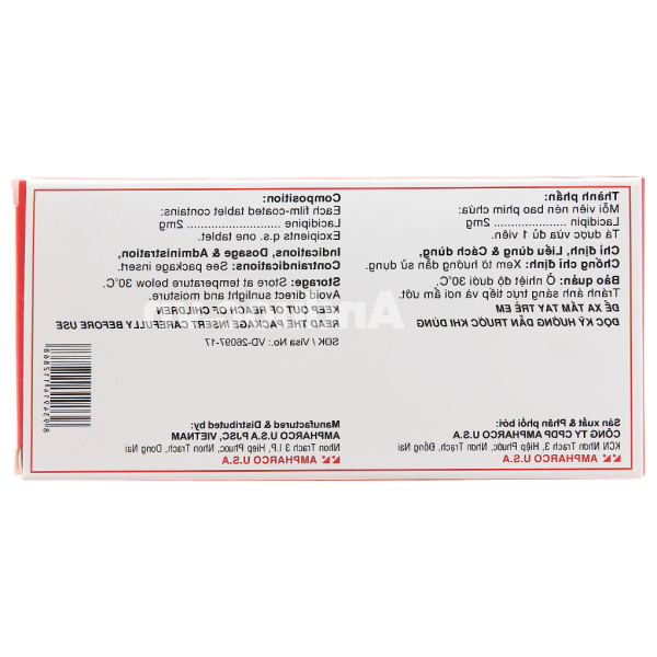 Maxxcardio La 2 trị tăng huyết áp (3 vỉ x 10 viên)