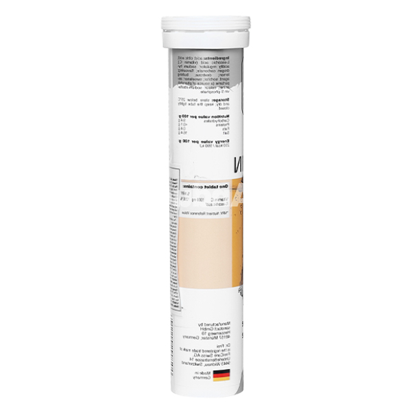 Viên sủi Dr. Frei Vitamin C 1000mg hỗ trợ tăng đề kháng tuýp 20 viên