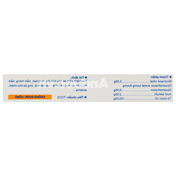Kem bôi Dermacol-B trị nấm da tuýp 8g