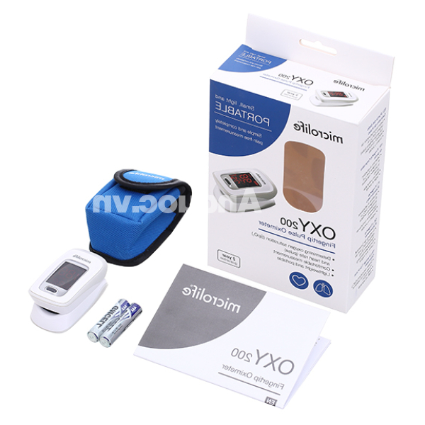 Máy đo nồng độ oxy trong máu SPO2 Microlife Oxy 200