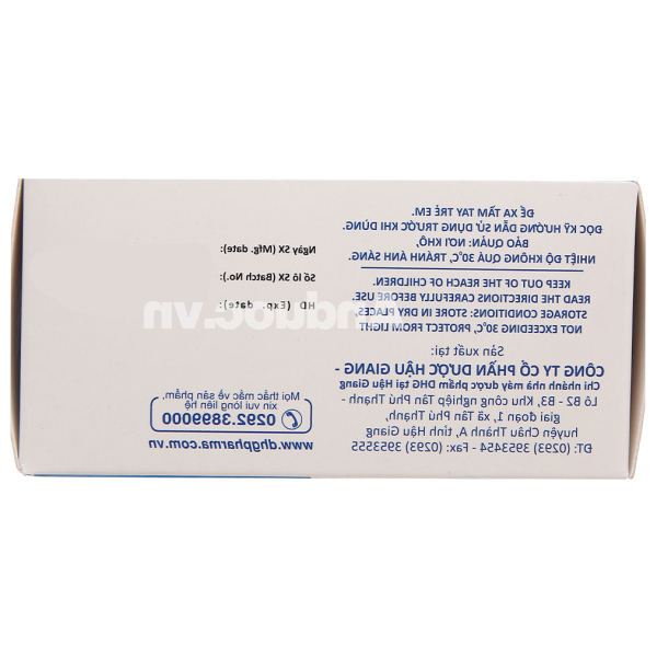 Hapacol Blue 500mg giảm đau, hạ sốt (10 vỉ x 10 viên)