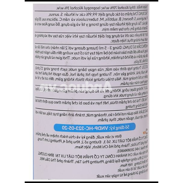 Gel diệt khuẩn tay On1 hương Bamboo Charcoal chai 60ml