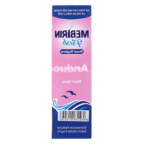 Xịt mũi Mebirin Fresh Nasal Hygiene phòng ngừa sổ mũi, ngạt mũi chai 70ml