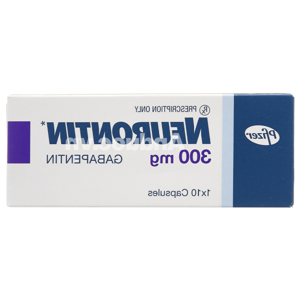 Neurontin 300mg trị động kinh, đau dây thần kinh (1 vỉ x 10 viên)