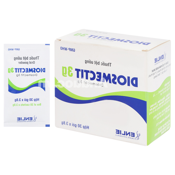 Thuốc bột Diosmectit 3g trị đau của viêm dạ dày - ruột (30 gói x 3g)