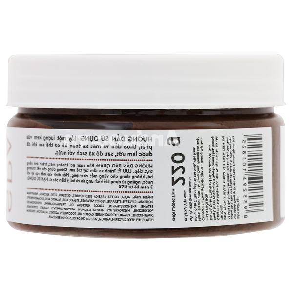 Kem tẩy tế bào chết Felina hạt cà phê & tinh dầu dừa hũ 220g