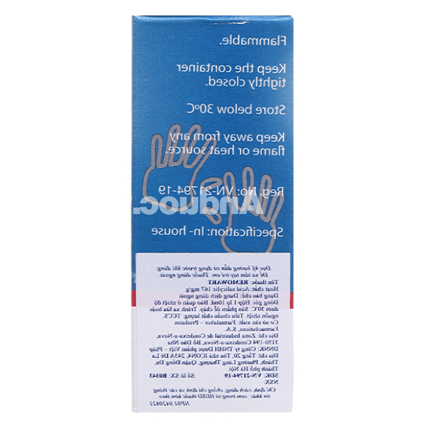 Dung dịch bôi Remowart trị mụn cóc chai 10ml