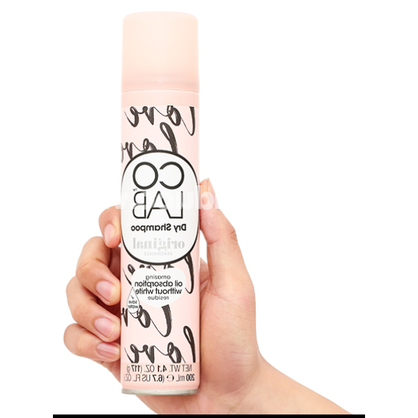 Dầu gội khô Colab Original giúp làm sạch tóc, da đầu chai 200ml