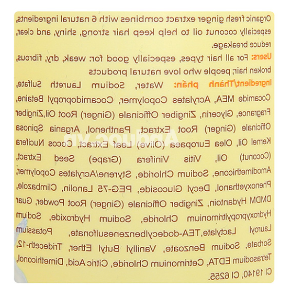 Dầu gội Thảo dược Gừng dừa Cocay Hoala sạch gàu, giảm gãy rụng chai 440g